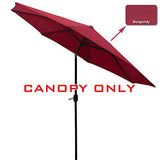 MASTERCANOPY 7.5ft Patio Umbrella Replacement Canopy Market Table Umbrella