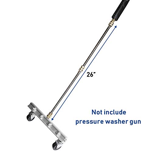 Twinkle Star 13" Pressure Washer Undercarriage Cleaner, Under Car Water Broom