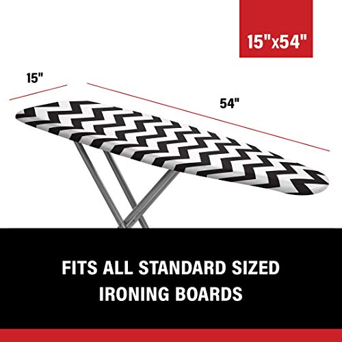 EPICA Silicone Coated Ironing Board Cover- Resists Scorching and Staining - 15" x54