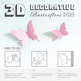 24pcs 3D Butterfly Removable Mural Stickers Wall Stickers Decal for Home and Room Decor