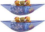 2 PK - SimpleHouseware Stuffed Animals Jumbo Toy Storage Hammock, Dark Blue