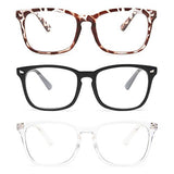 Gaoye 3-Pack Blue Light Blocking Glasses Women Men, Fashion Computer Gaming