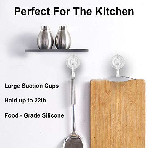 2PCS Wreath Hanger, Suction Cup Hooks with Key Lock, Heavy Duty Vacuum Wall Window