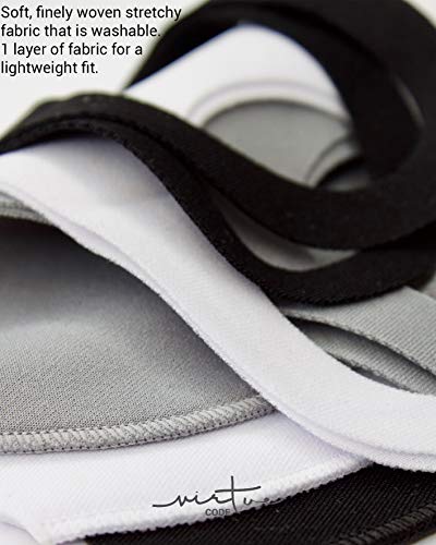 Second Skin in Grayscale Face Mask by VIRTUE CODE Fabric Face Masks