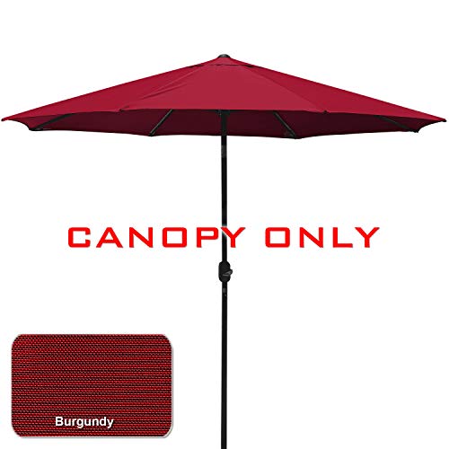 MASTERCANOPY 7.5ft Patio Umbrella Replacement Canopy Market Table Umbrella