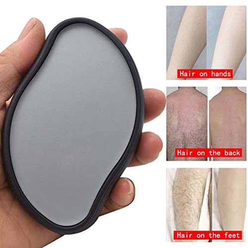 Crystal Hair Eraser for Women and Men, Magic Hair Eraser Crystal Hair Remover, Painless Exfoliation Hair Removal Tool for Arms Legs Back.