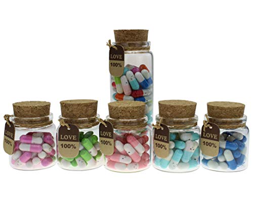 INFMETRY Capsule Letters Message in a Bottle (Dark Blue 25pcs)