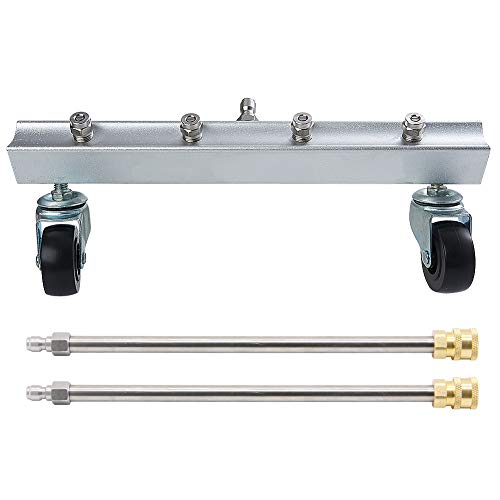 Twinkle Star 13" Pressure Washer Undercarriage Cleaner, Under Car Water Broom