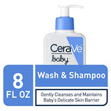 CeraVe Baby Wash & Shampoo | Fragrance, Paraben, & Sulfate Free Shampoo for Tear-Free