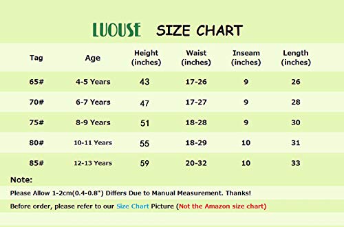 LUOUSE Toddler Girls Stretch Yoga Leggings Little Kids Dance Pants 3 Pack Sets Ankle