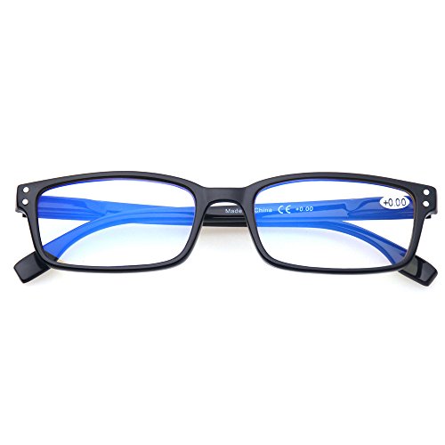 Computer Glasses 2 Pair UV Protection, Anti Blue Rays, Anti Glare and Scratch Resistant