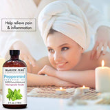 Majestic Pure Peppermint Essential Oil, Pure and Natural, Therapeutic Grade Peppermint Oil