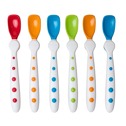 First Essentials by NUK Rest Easy Spoons, 6 Pack, 6+ Months
