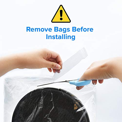 LEVOIT LV-H132-RF 2 Pack Replacement, 3-in-1 Nylon Pre, True HEPA, High-Efficiency