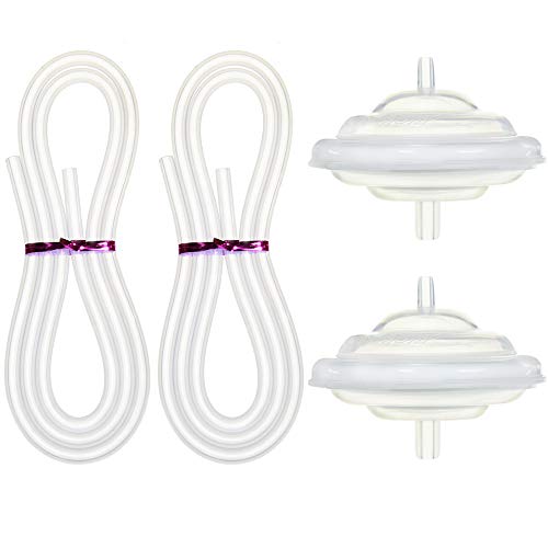 PumpMom Backflow Protector and Tubing for Spectra, Replacement Breast Pump Parts
