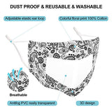 No Fog Clear Face Mask Dust Proof Cloth Nose Wire Covering Visible Expression Deaf