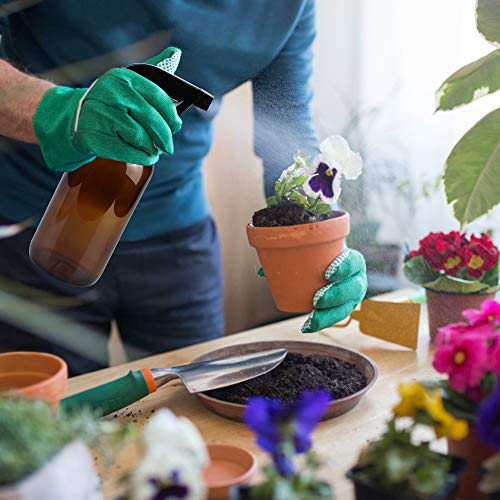 Glass Spray Bottle, Bontip Amber Glass Spray Bottle Set & Accessories