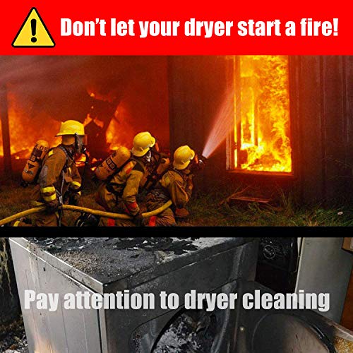 Dryer Vent Cleaner Kit Vacuum Hose Attachment Brush Lint Remover Power Washer