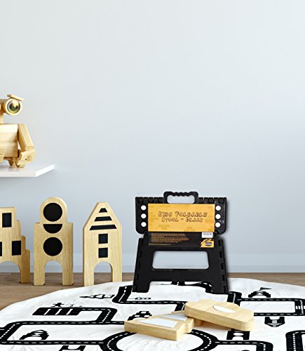 Utopia Home Foldable Step Stool for Kids - 11 Inches Wide and 8 Inches Tall - Holds Up