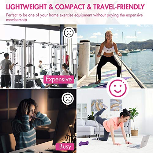 Te-Rich Long Resistance Bands, Fabric Pull Up Assistance Bands 3 Pack, Thick Cloth