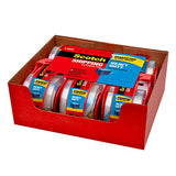 Scotch Heavy Duty Shipping Packaging Tape, 6 Rolls with Dispenser, 1.88" x 22.2 yd, 1.5"