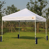 ABCCANOPY 112 LBS Outdoor Pop Up Canopy Tent Gazebo Weight Sand Bag Anchor Kit-4 Pack (Black)