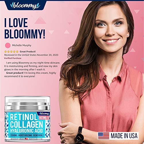 Collagen & Retinol Cream for Face with Hyaluronic Acid