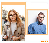 IBOANN 3 Pack Blue Light Blocking Glasses Women/Men, Round Fashion Retro Frame