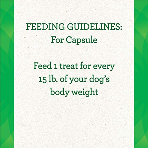 GREENIES PILL POCKETS for Dogs Capsule Size Natural Soft Dog Treats with Real Peanut