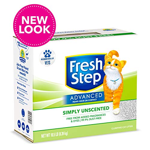 Fresh Step Advanced Simply Unscented Clumping Cat Litter, Recommended by Vets