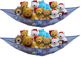 2 PK - SimpleHouseware Stuffed Animals Jumbo Toy Storage Hammock, Dark Blue