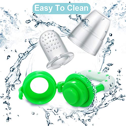 PandaEar Baby Fresh Fruit Food Feeder Nibbler Pacifier (3 Pack) |Training Massaging