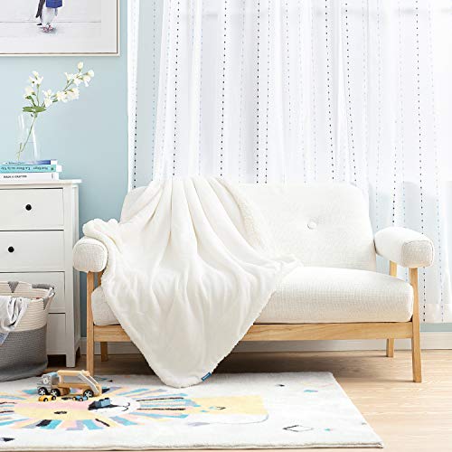 Bedsure Sherpa Fleece Baby Blankets Unisex for Boys, Girls, Kids, Toddler, Infant, Newborn