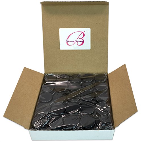 50 New Empty 5 Grams Acrylic Clear Round Jars - BPA Free Containers