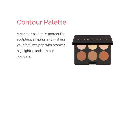 Contour Kit and Highlighting Powder Palette (Cruelty Free and Paraben Free) by Elizabeth Mott