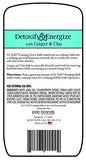 Dr Teal's Foaming Bath with Pure Epsom Salt, Detoxify & Energize with Ginger & Clay