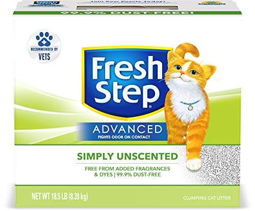 Fresh Step Advanced Simply Unscented Clumping Cat Litter, Recommended by Vets