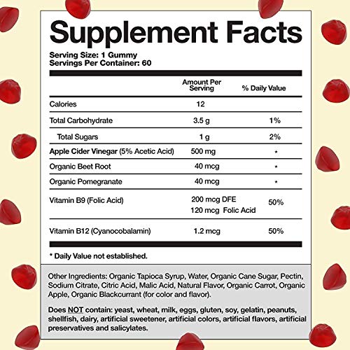 Apple Cider Vinegar Gummy Vitamins by Goli Nutrition - Immunity & Detox