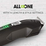 Remington PG6025 All-in-1 Lithium Powered Grooming Kit, Beard Trimmer (8 Pieces)