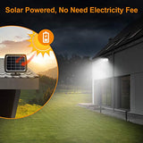 LEPOWER 1600LM LED Solar Security Lights Motion Outdoor, Super Bright Solar Motion