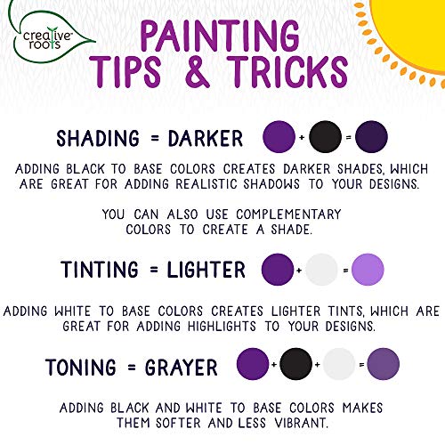 Creative Roots Paint Your Own Stepping Stones Multipack with Turtle, Hedgehog & Sun