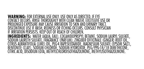 Dr Teal's Foaming Bath with Pure Epsom Salt, Detoxify & Energize with Ginger & Clay