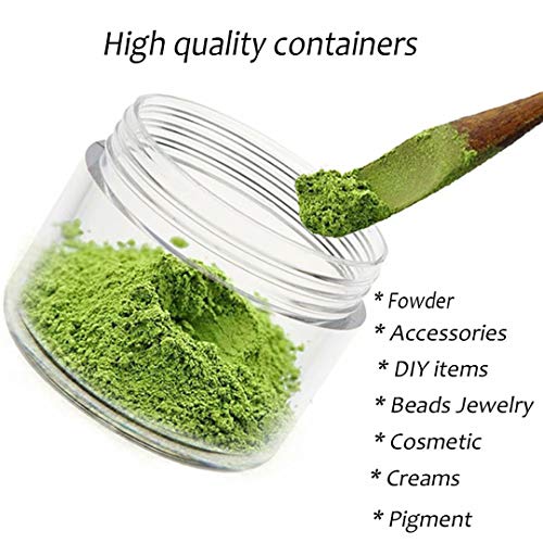 Tiny Sample Containers 3 Gram Sample Jars 25pcs Makeup Sample Containers with Lids