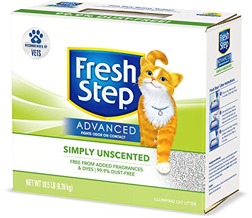 Fresh Step Advanced Simply Unscented Clumping Cat Litter, Recommended by Vets