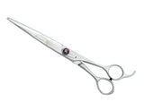 KENCHII Scorpion KESC8C Level-1 8 Inch Curved Even Handle Scissor - Silver