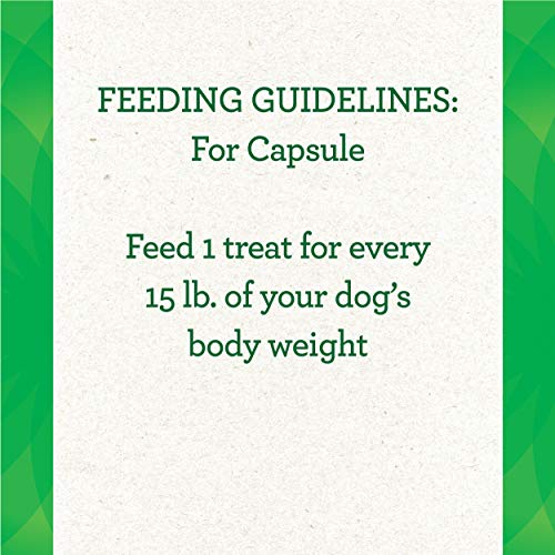 GREENIES PILL POCKETS for Dogs Capsule Size Natural Soft Dog Treats with Real Peanut