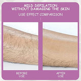 Crystal Hair Eraser for Women and Men, Magic Hair Eraser Crystal Hair Remover, Painless Exfoliation Hair Removal Tool for Arms Legs Back.