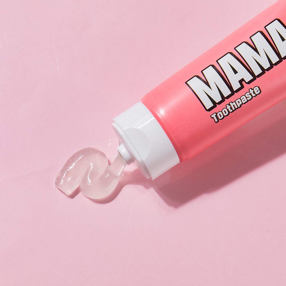 Cent17 Mamaholic Premium Natural Toothpaste - with Organic Xylitol, Mild Spearmint Flavor, Fluoride Free, SLS Free, Sulfate Free, Gluten Free, for Pregnant, Adult, Pink Tooth Paste, Kids Mint (4.2oz)