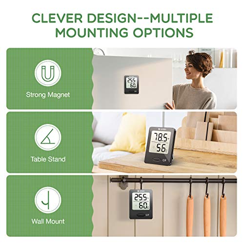 Habor Hygrometer Indoor Thermometer, Humidity Gauge Room Thermometer Indoor