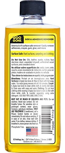 Goo Gone Original Liquid - 8 Ounce and Sticker Lifter - Surface Safe Adhesive Remover